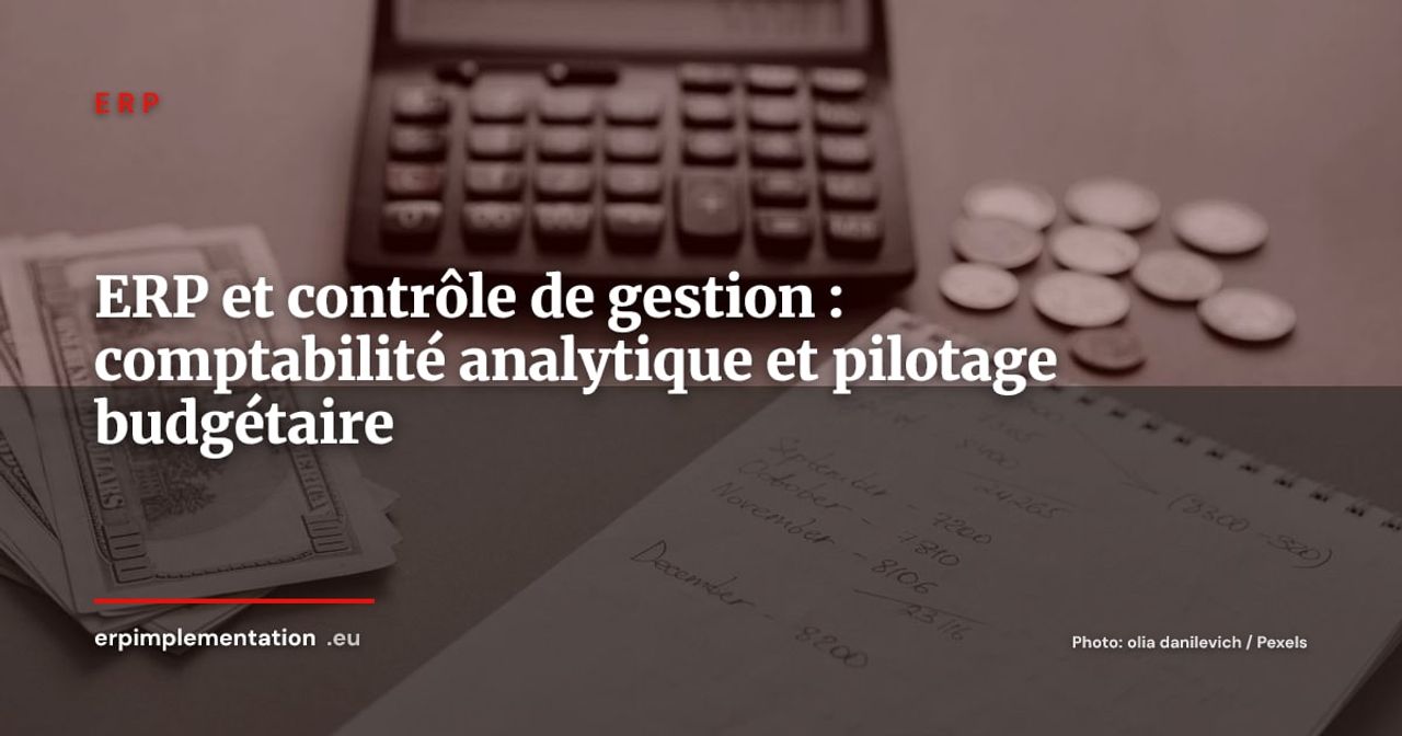 ERP et contrôle de gestion : maîtriser la comptabilité analytique et le pilotage budgétaire