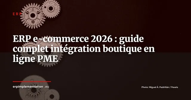 ERP pour e-commerce : intégrer parfaitement vente en ligne et gestion d'entreprise
