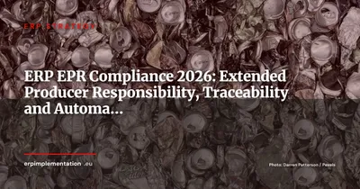 ERP and Extended Producer Responsibility 2026: Track, Report and Automate Your EPR Obligations
