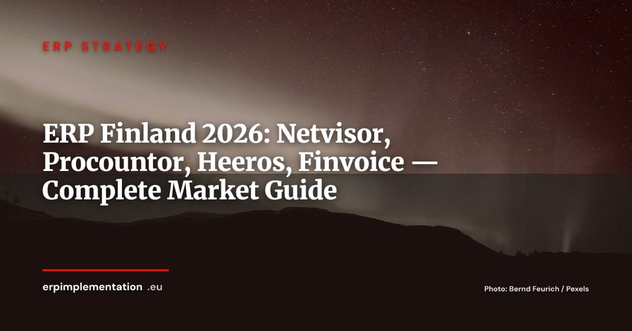 ERP in Finland 2026: Netvisor, Procountor, Heeros and the Finvoice Standard