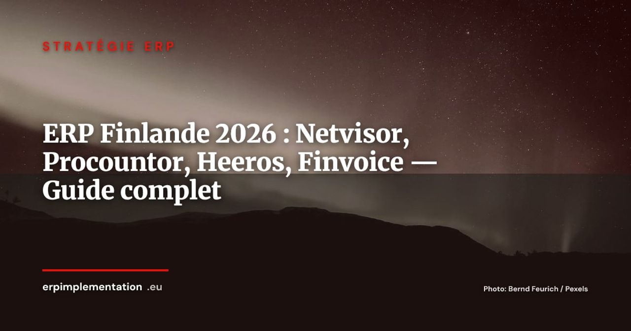 ERP en Finlande 2026 : Netvisor, Procountor, Heeros et le standard Finvoice