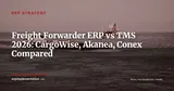 Freight Forwarder ERP vs Specialized TMS: CargoWise, Akanea, Conex — 2026 Decision Guide — ERP Strategy