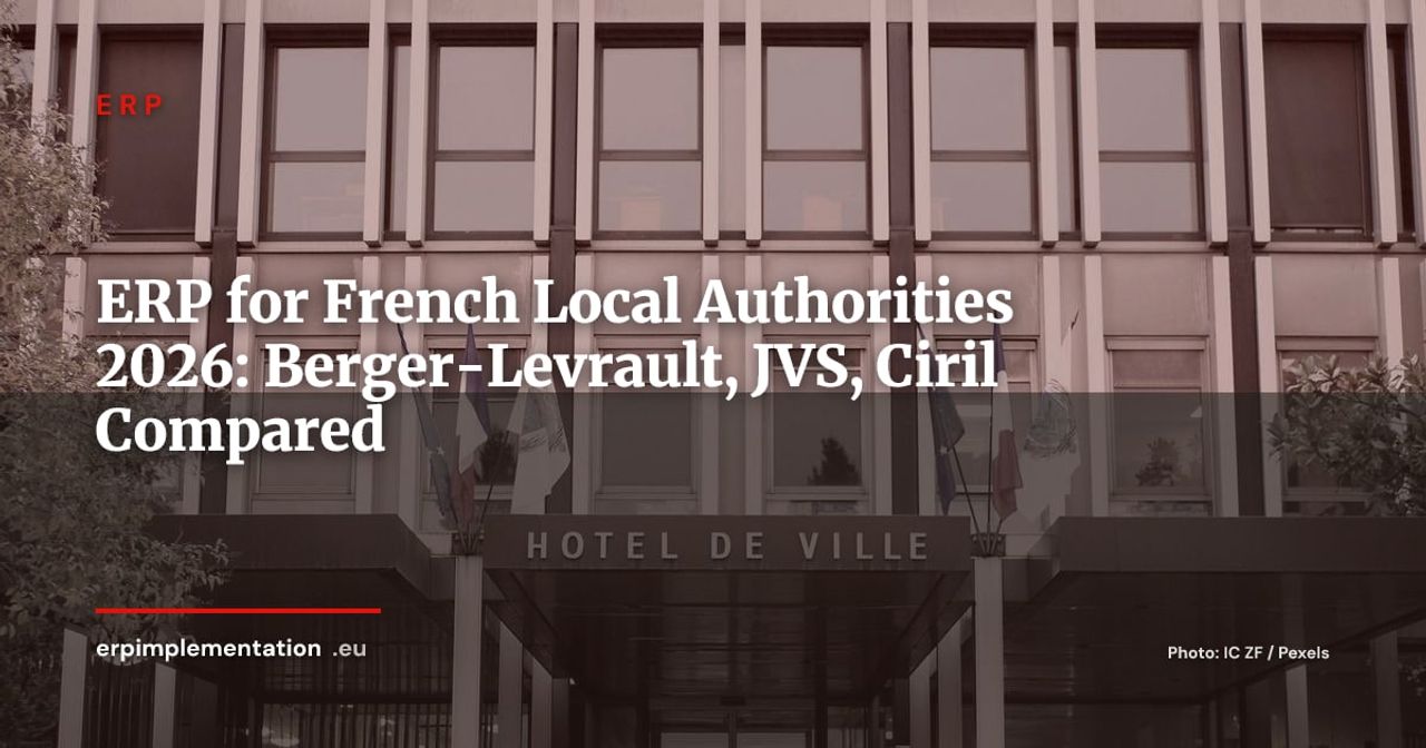 ERP Software for French Local Governments: Complete Buyer's Guide 2026