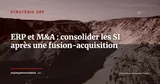 ERP et fusions-acquisitions : réussir la consolidation SI post-rachat — Stratégie ERP