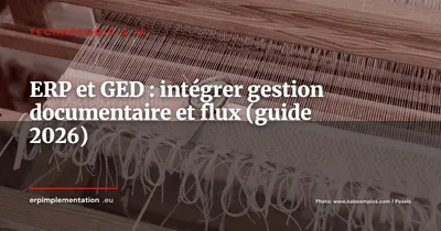 ERP et GED : intégrer gestion documentaire et flux métiers (le guide qui manquait)