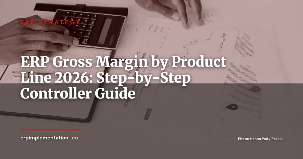 ERP Gross Margin Management by Product Line: CFO & Controller Guide 2026