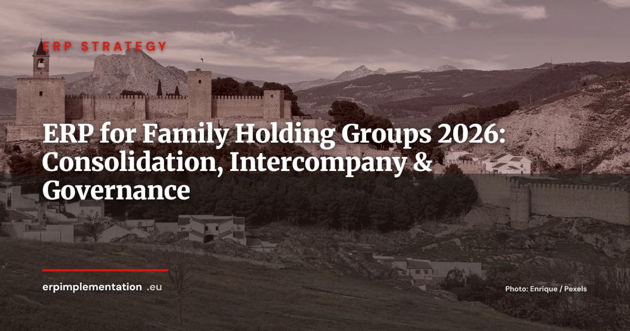 ERP for Private Holding Companies and Family Business Groups: Consolidation, Intercompany and Governance 2026