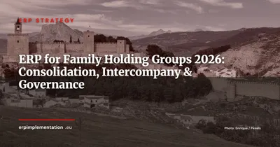 ERP for Private Holding Companies and Family Business Groups: Consolidation, Intercompany and Governance 2026