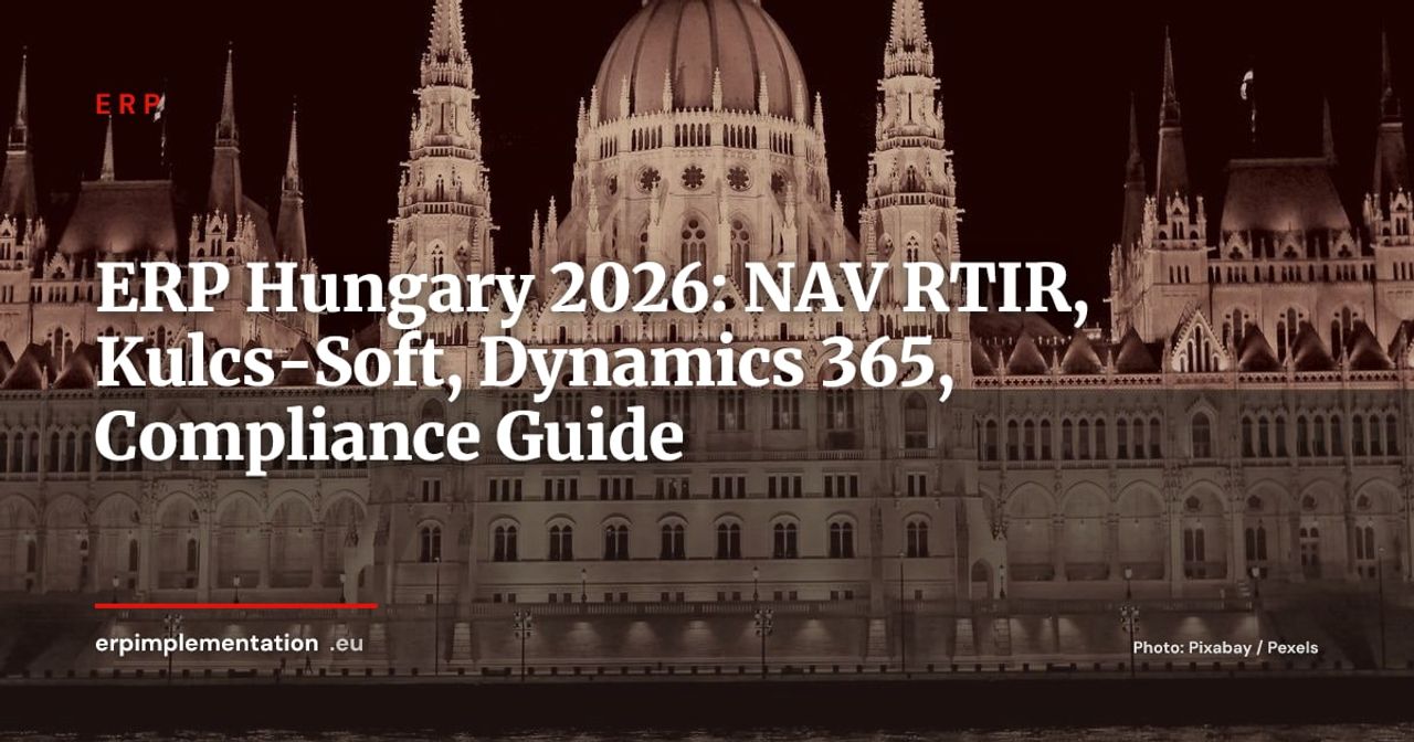 ERP in Hungary 2026: Local Market, NAV Online Invoice and Key Players