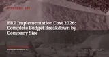 ERP Implementation Cost: What to Budget in 2026 — Stratégie ERP