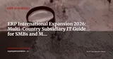 ERP and International Expansion: Structuring Your IT Systems to Enter 3 New Countries — ERP Strategy
