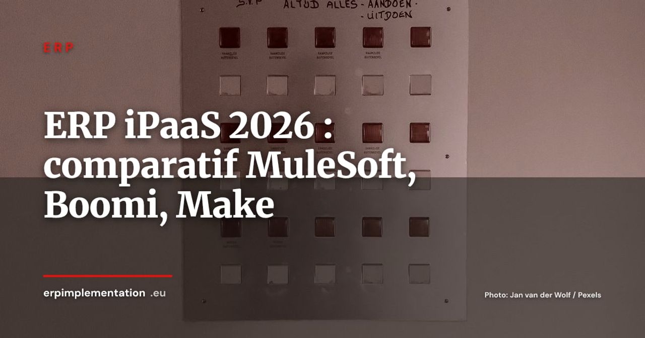 ERP et iPaaS : MuleSoft, Boomi, Make ou connecteurs natifs, quelle architecture d'intégration choisir