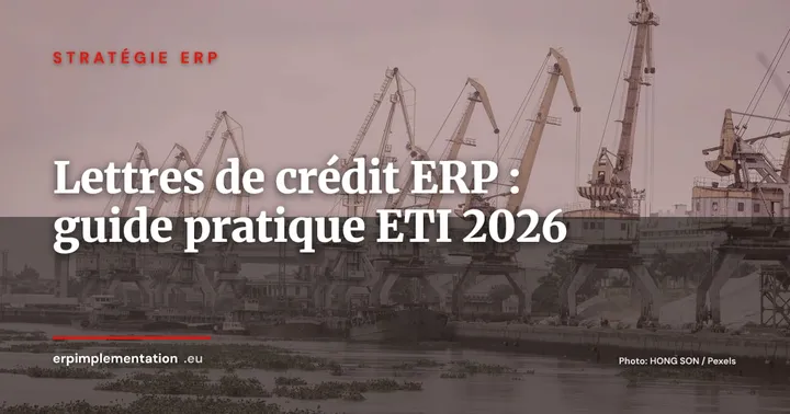 Lettres de crédit et crédits documentaires dans l'ERP : guide pratique pour les ETI importatrices-exportatrices — Stratégie ERP