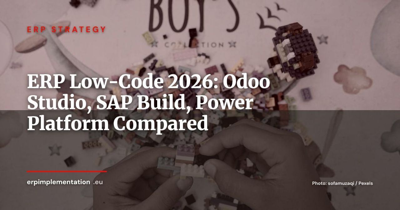 Low-Code and ERP: Customize Odoo, SAP and Dynamics 365 Without Developers