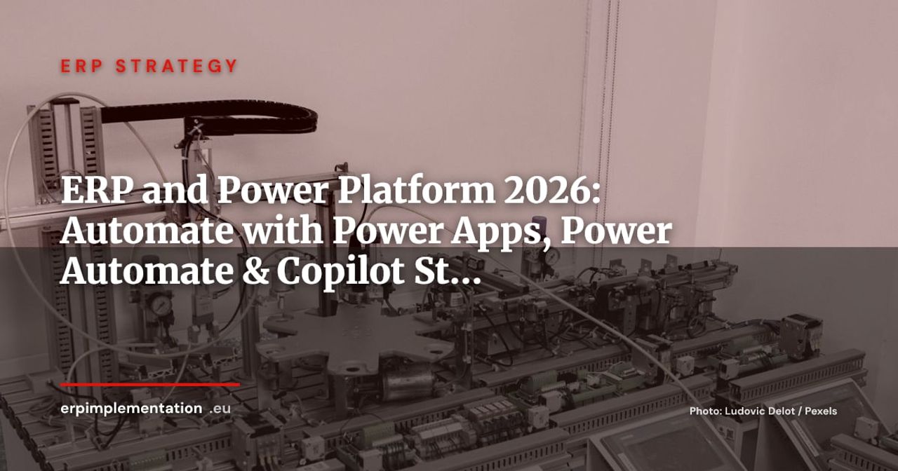 ERP and Microsoft Power Platform 2026: Power Apps, Power Automate & Copilot Studio Without Developers