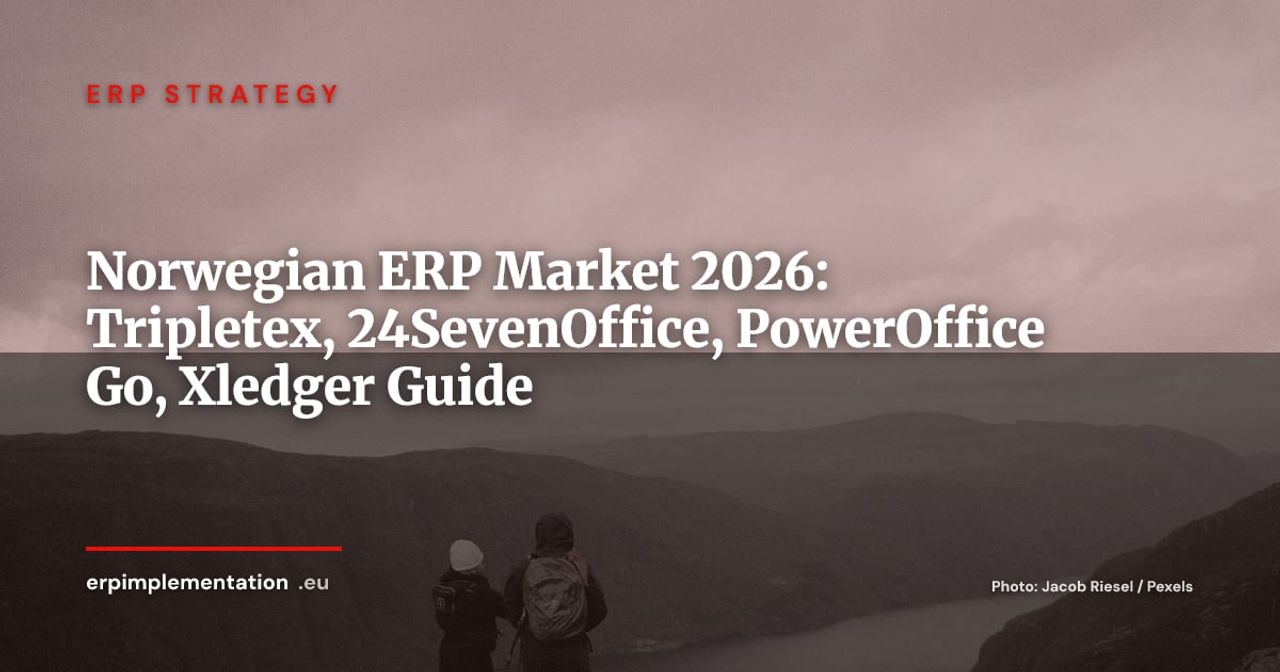 Tripletex, 24SevenOffice, PowerOffice Go, Xledger: Norwegian ERP Market Guide 2026