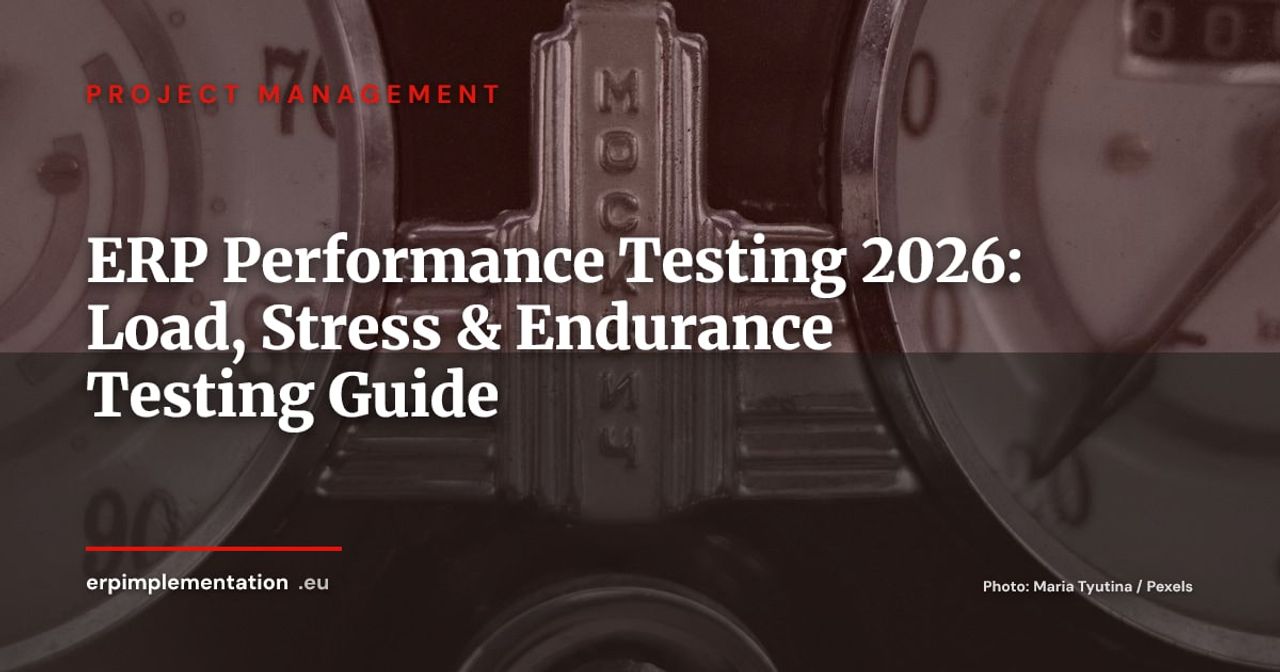 ERP Performance Testing Before Go-Live: Complete Methodology and Acceptance Thresholds