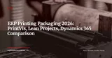 ERP for Printing and Packaging in 2026: PrintVis, Lean Projects, Divalto — Selection Guide — ERP