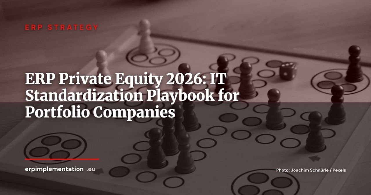 ERP and Private Equity: How Funds Standardize Portfolio Company IT Systems
