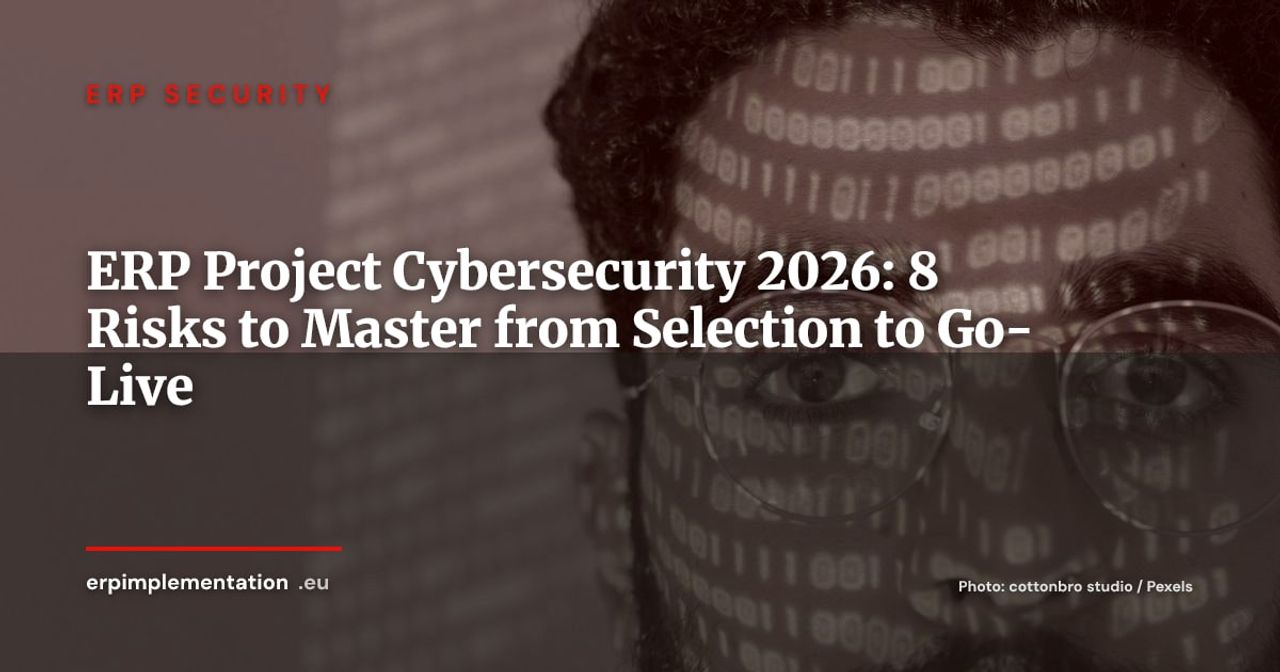 ERP Project Cybersecurity: 8 Risks to Control from Selection to Go-Live