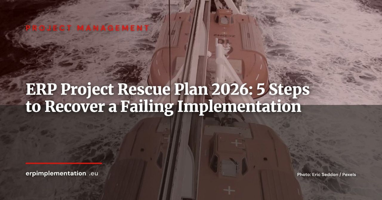 ERP Project in Crisis: A 5-Step Rescue Plan for CIOs and Project Sponsors