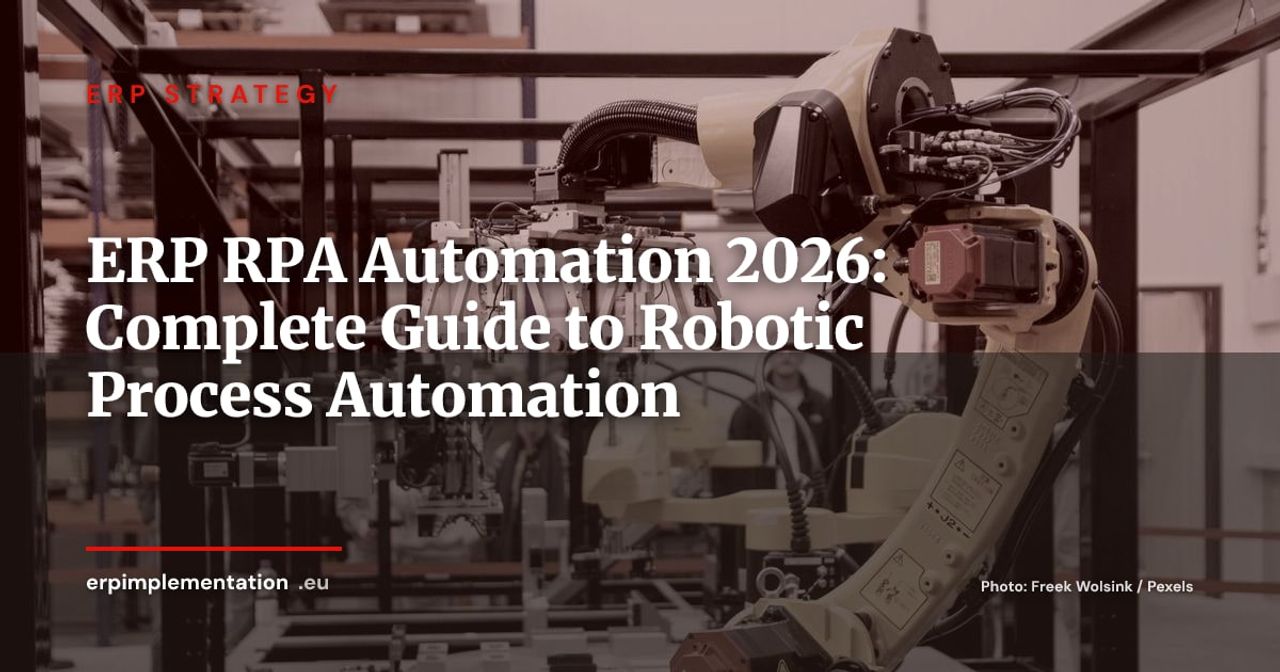 ERP and RPA: Automating Residual Manual Processes to Maximize ROI