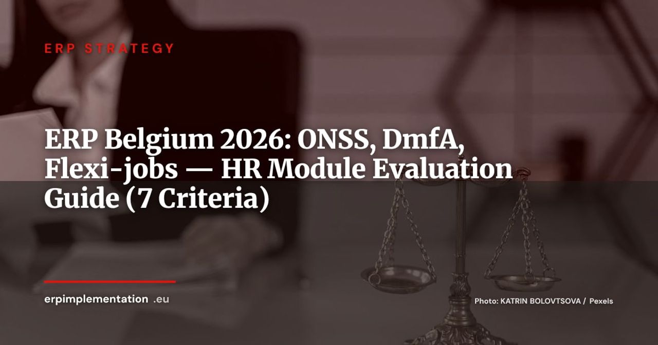 ERP and Social Compliance in Belgium 2026: ONSS, DmfA, Flexi-jobs and Joint Committees