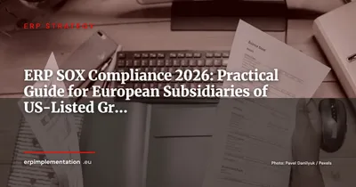 ERP & SOX Compliance: Internal Controls, Segregation of Duties and Audit Trails for European Subsidiaries of US Groups