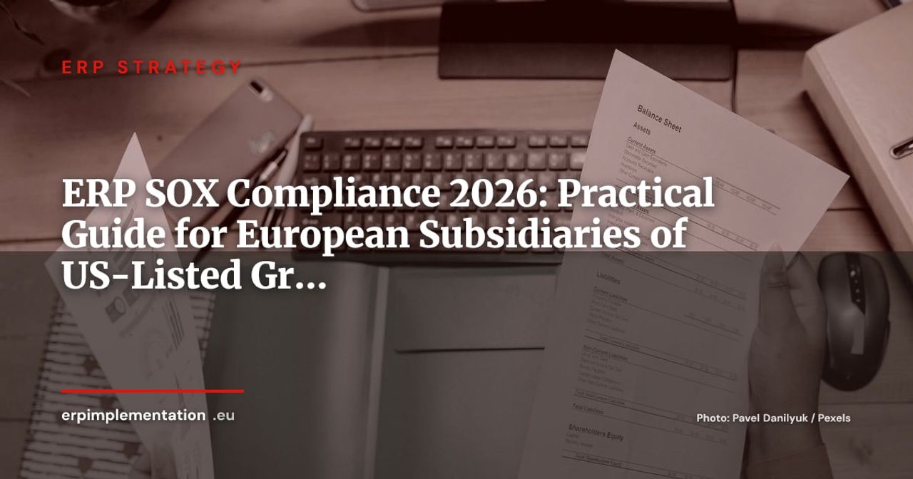 ERP & SOX Compliance: Internal Controls, Segregation of Duties and Audit Trails for European Subsidiaries of US Groups