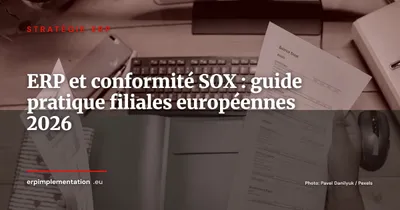 ERP et conformité SOX : contrôles internes, ségrégation des tâches et piste d'audit pour filiales européennes de groupes américains