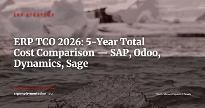 True ERP TCO in 2026: Complete Method and 5-Year Multi-Vendor Comparison