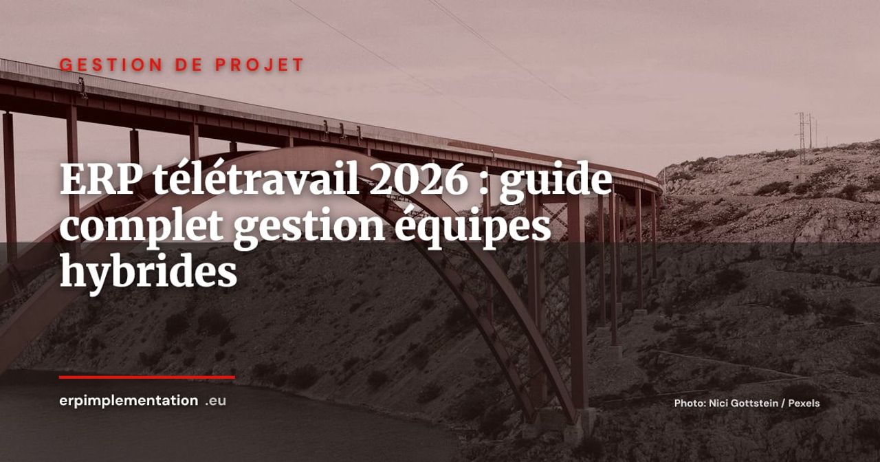 ERP et télétravail : optimiser la gestion à distance post-COVID