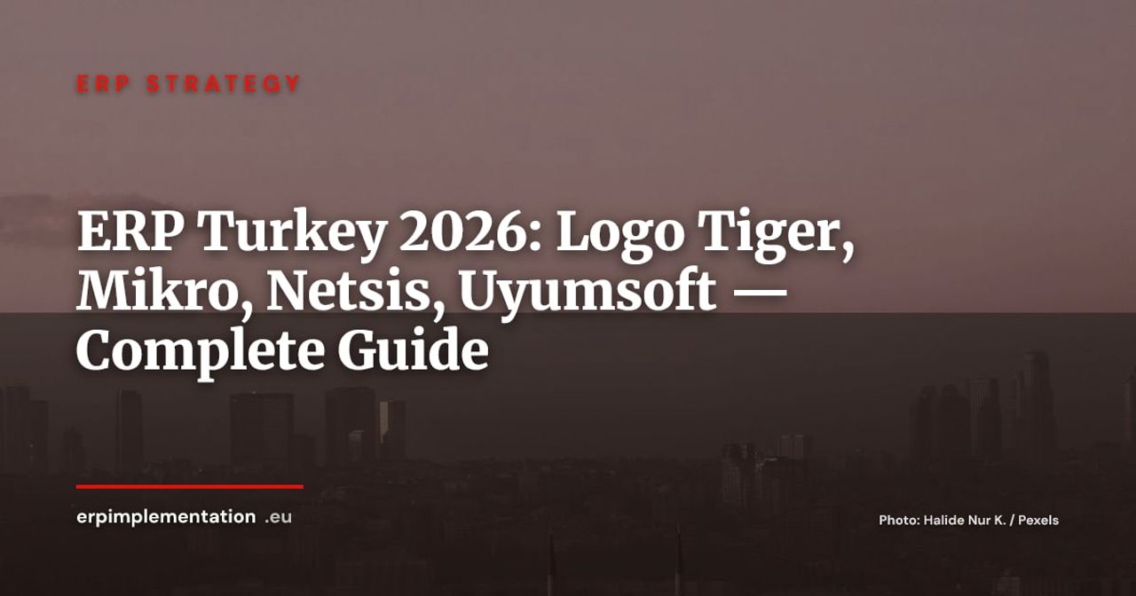 ERP in Turkey 2026: Logo Tiger, Mikro, Netsis, Uyumsoft — A Field Guide for International Mid-Market Companies