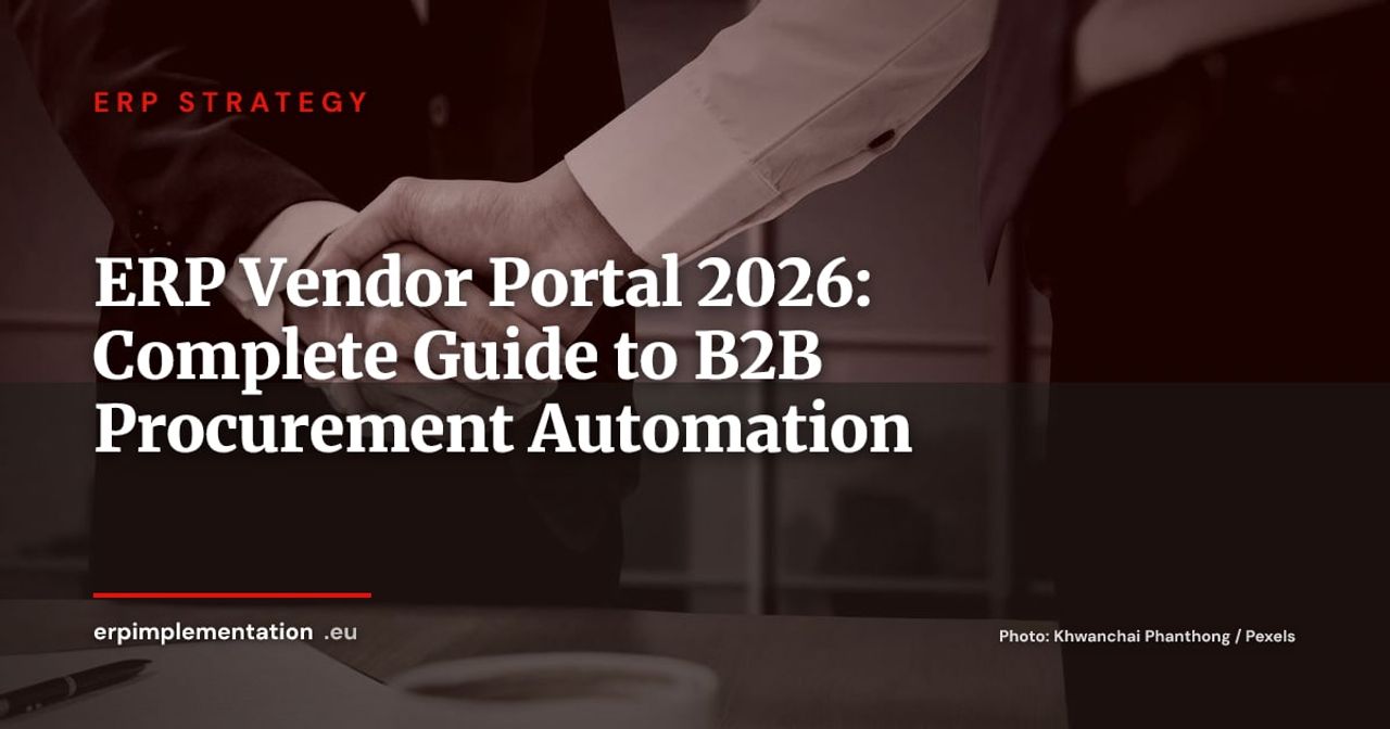 ERP Vendor Portal: Digitalize B2B Relations and Procurement Cycles