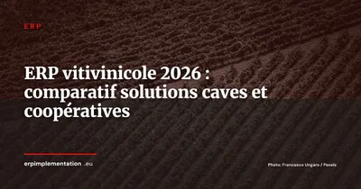 ERP vitivinicole 2026 : comparatif des solutions dédiées caves, domaines et coopératives