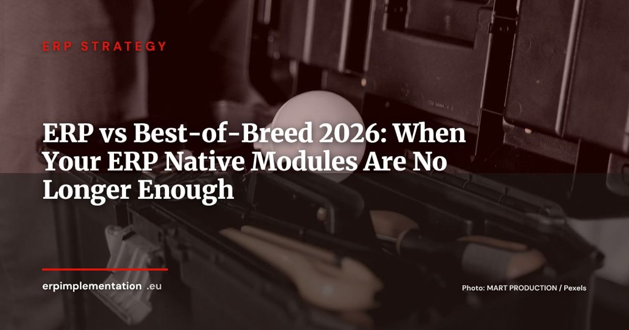 ERP vs Best-of-Breed in 2026: 8 Processes Where Native Modules Fall Short
