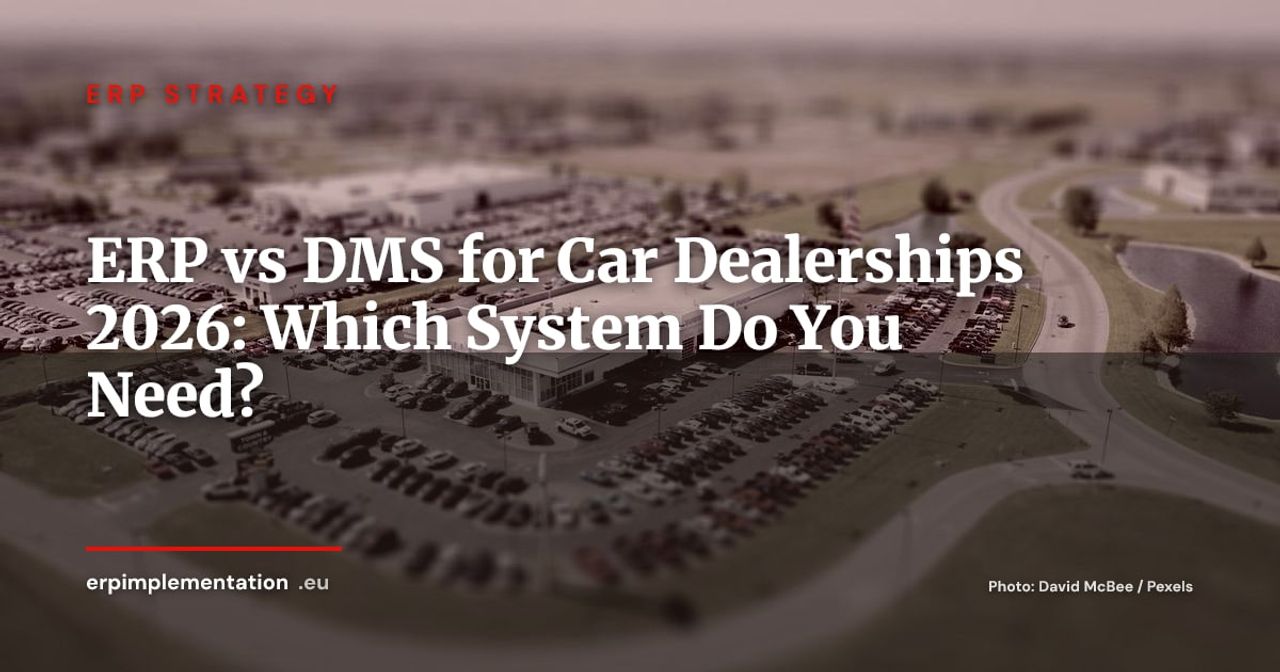 ERP vs DMS for Car Dealerships: Decision Guide 2026