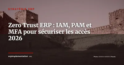 ERP et Zero Trust : sécuriser les accès avec IAM, PAM et MFA, guide DSI 2026