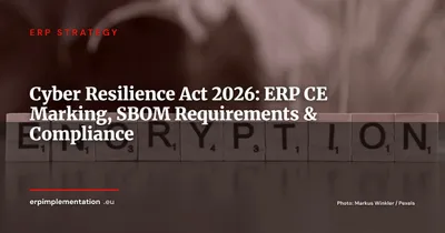 EU Cyber Resilience Act: How the New Regulation Changes ERP Compliance in 2026