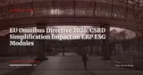EU Omnibus Directive 2026: What the CSRD/CSDDD Simplification Means for Your ERP — Regulatory