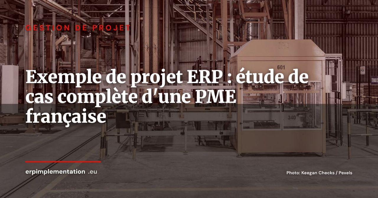 Exemple de projet ERP : étude de cas d'une PME industrielle française