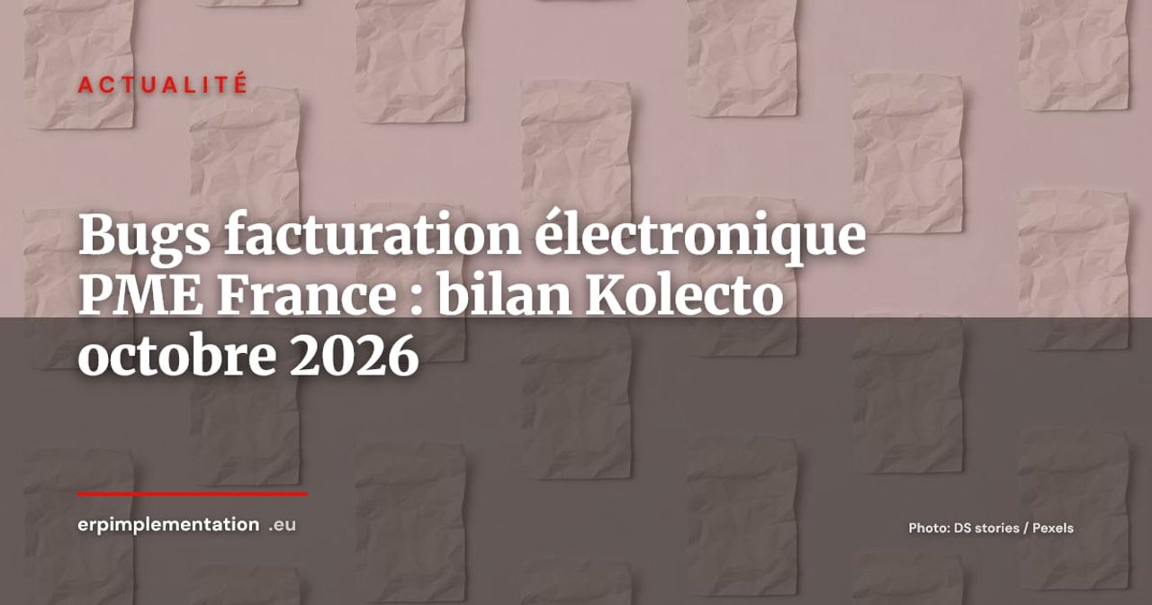 Facturation électronique : les PME moins touchées par les bugs que prévu, mais l'échéance 2027 inquiète