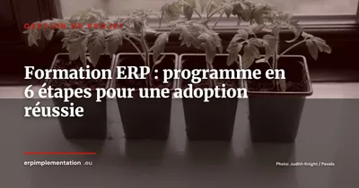 Formation utilisateurs ERP : le programme en 6 étapes pour une adoption réussie