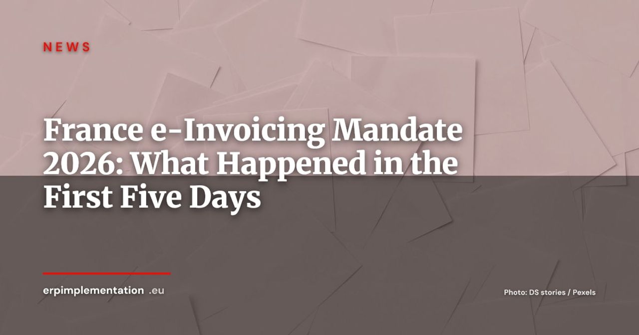 France's Mandatory e-Invoicing: Five-Day Reality Check After Go-Live
