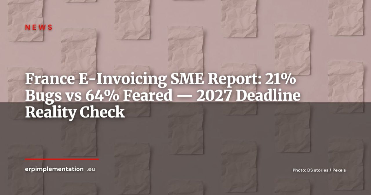 France E-Invoicing: SMEs Encounter Fewer Bugs Than Feared, But 2027 Deadline Looms