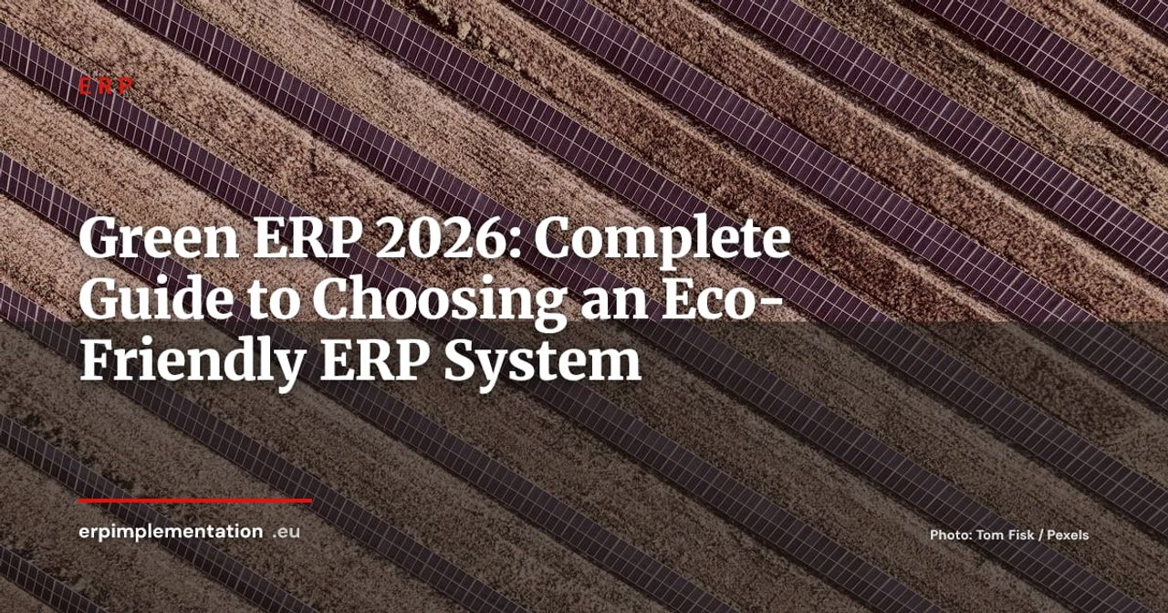 Green ERP: Choosing a Sustainable Management System in 2026