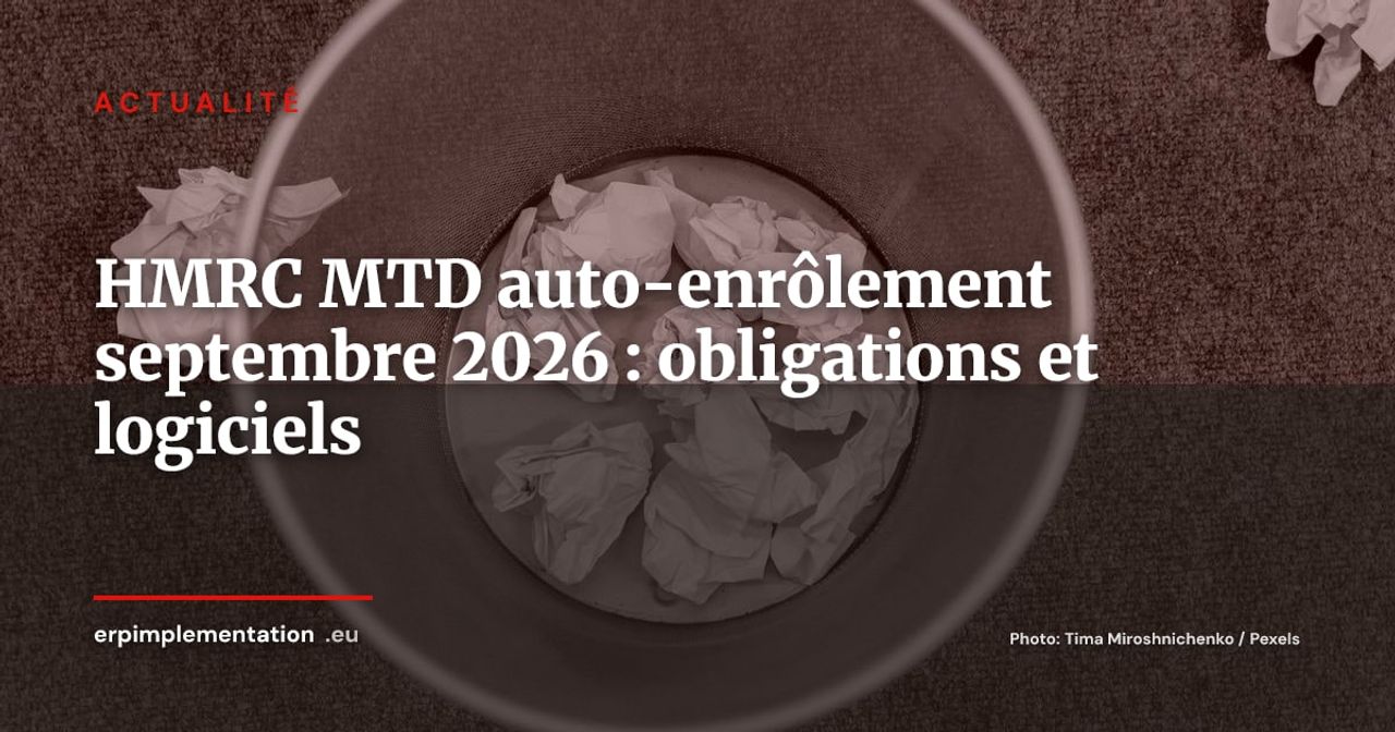 HMRC auto-enrôle les indépendants UK non inscrits à MTD -- ce qui change dès septembre 2026