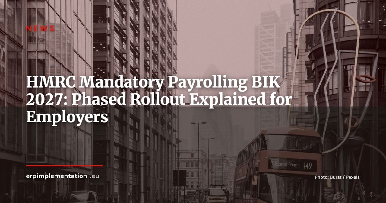 HMRC Delays Mandatory Payrolling of Benefits in Kind: Phased Approach 2027-2028