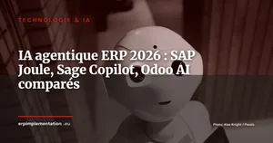 IA agentique ERP en 2026 : SAP Joule vs Sage Copilot vs Odoo AI vs Microsoft Copilot, le comparatif qui tranche