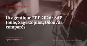IA agentique ERP en 2026 : SAP Joule vs Sage Copilot vs Odoo AI vs Microsoft Copilot, le comparatif qui tranche